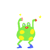 Happy Dance Sticker by curly_mads
