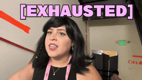 Tired Exhaustion GIF