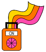 Happy Pink Sticker