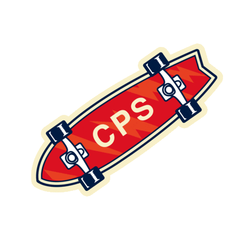 Skateboard Sticker by CPS CHAPS