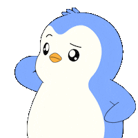 Confused Think About It Sticker by Pudgy Penguins