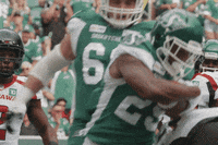 SaskatchewanRoughriders football celebration touchdown cfl GIF