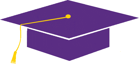 Gold Graduation Sticker by Tennessee Tech University