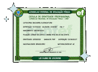 Profissional De Educação Física Sticker by CONFEF