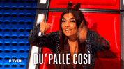 thevoiceofitaly reaction sexy the voice lamborghini GIF