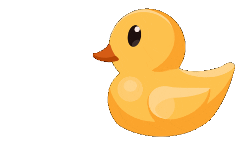 Pavlovearts giphyupload duck bubblegum утка Sticker