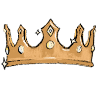 trending crown Sticker by Courtney Shields