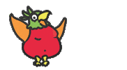 SabelCommunicatie pipa pillen papegaai mollyenpipa Sticker