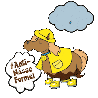 Rain Clouds Sticker by Soulhorse.de