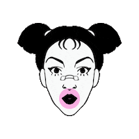 Girl 90S Sticker by CEMA NEXT