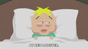 dying butters stotch GIF by South Park 