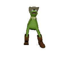 Kermit The Frog Twerk Sticker by BARSUK