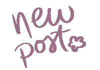 New Post Sticker by Sugar Flowers by Kelsie Cakes