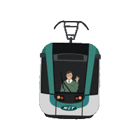 Nottingham Sticker by NET Trams