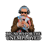 Breaking News Unemployment Sticker