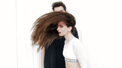 portrait hair flip GIF by Marian Hill