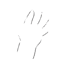 Hand 拜拜 Sticker