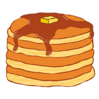 Hungry Pancake Day Sticker by The Trails Eatery
