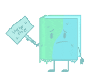 frozen help me STICKER