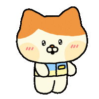 Happy Cat Sticker by LINE FRIENDS
