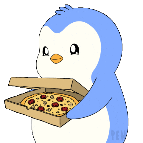 Hungry Fast Food Sticker by Pudgy Penguins