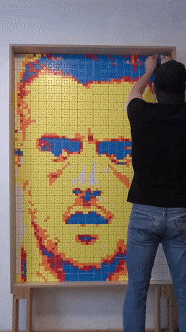 Three Lions Art GIF