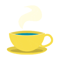 dearmeteatr mood tea stop sip Sticker