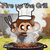 Summer Grilling GIF by Chimpers