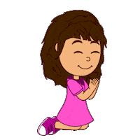 Gratidao Praying Sticker by Os Oliveirinhas