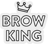 King Eyebrows Sticker by HD Brows