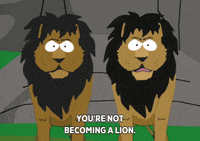 lion GIF by South Park 