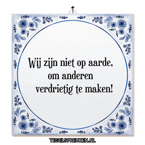 Support Respect Sticker by Tegelspreuken.nl