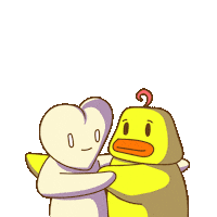 Duck Love Sticker