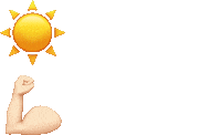Sun Workout Sticker by Barriorzz