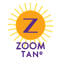 ZoomTan logo sun sunshine tanning Sticker
