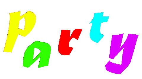 Happy Party Sticker