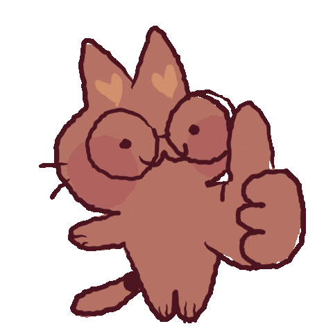 chewzyart love good cats couple Sticker