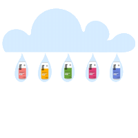 Rain Kombucha Sticker by Better Booch