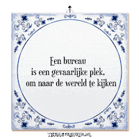 Humor Focus Sticker by Tegelspreuken.nl