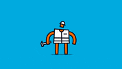knock knock hammer GIF by Priya Mistry
