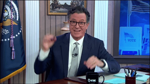 Donald Trump Election GIF by The Late Show With Stephen Colbert