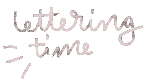 ellelacht time creative lettering buchstaben Sticker