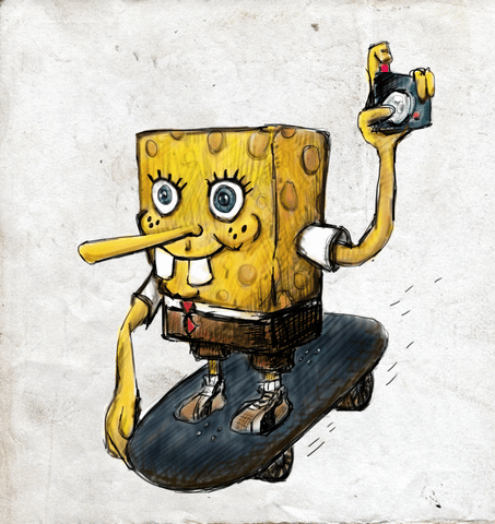 Happy Bob Esponja GIF by Gifes Con Ensalada