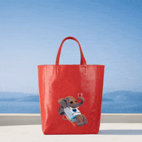 deliriumad art bag bee elephant GIF