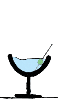 Glass Of Wine Art Sticker by Sam Omo