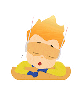 Sleepy Good Night Sticker by virginiafoodinc