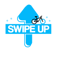 Arrow Swipe Up Sticker by Swapfiets