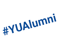 Yorkvilleu graduation cap alumni diploma Sticker