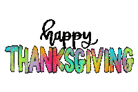 Thanksgiving Day Sticker by AlwaysBeColoring