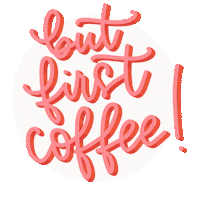 Good Morning Coffee Sticker